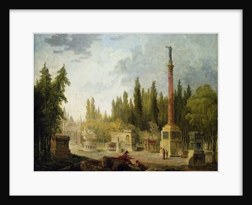 The Garden of the Musee des Monuments Francais, 1795-1808 by Hubert Robert