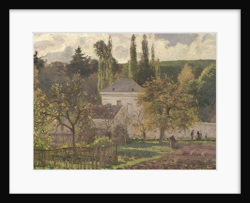 House in the Hermitage, Pontoise, 1873 by Camille Pissarro