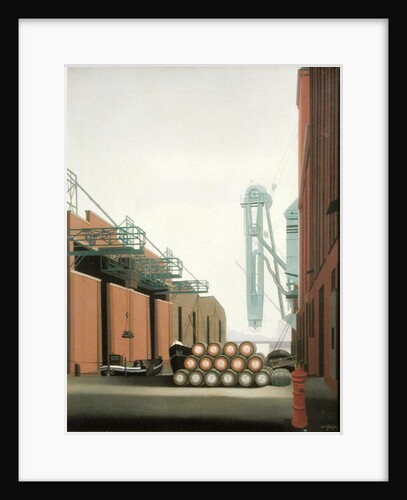 The Landing Stage, 1933 by Carl Grossberg