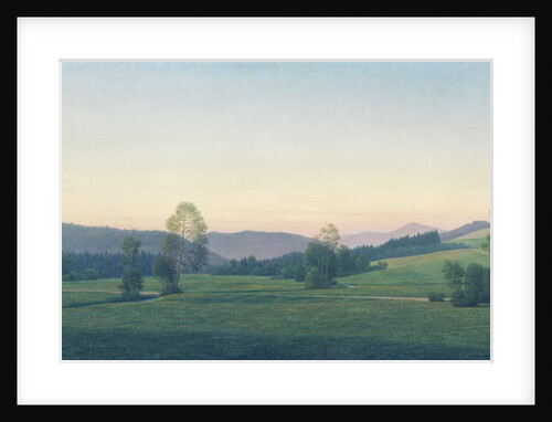 Bavarian Landscape, 1933 by Georg Schrimpf