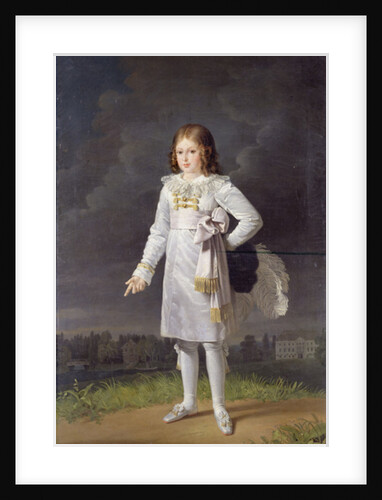 Frederic-Napoleon Prince Bacciochi, 1819 by Barbara Krafft