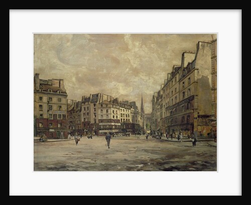 Place Maubert, Paris, 1888 by Emmanuel Lansyer