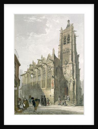 Exterior of the Church of St. Severin, Paris by Thomas Shotter Boys