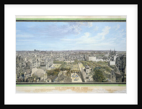 Panoramic View of Paris Towards the North, 1786 by Louis-Nicolas de Lespinasse