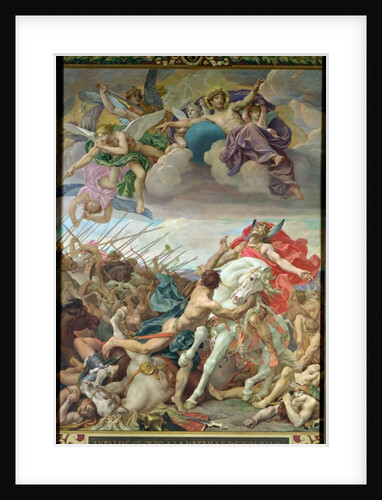 The Vow of Clovis at the Battle of Tolbiac in 506 by Joseph Paul Blanc