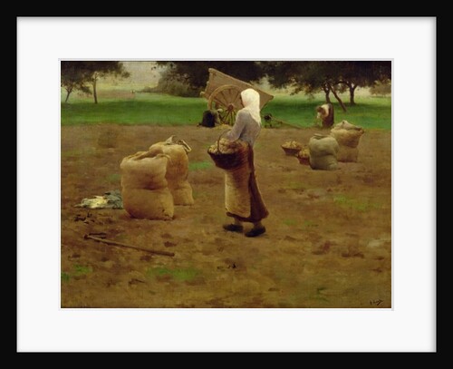 Harvesting Potatoes by Henri Lerolle