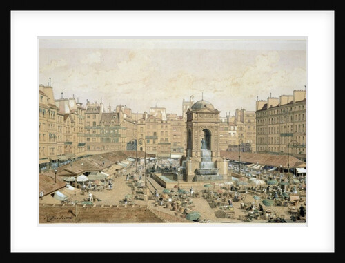 The Marche aux Innocents by Theodor Josef Hubert Hoffbauer