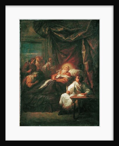 The Death of St. Ambrose, before 1706 by Bon de Boulogne