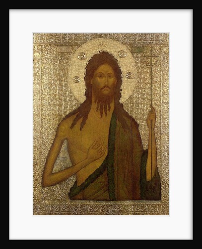 Icon of St. John the Forerunner, Moscow School, 1560s by School Russian