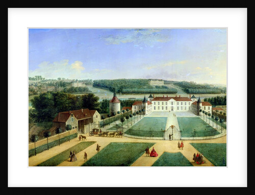 Chateau of Charles Guillaume Le Normant, Seigneur d'Etoilles by Charles Laurent Grevenbroeck