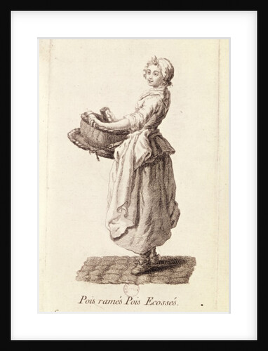 The Pea Seller by French School