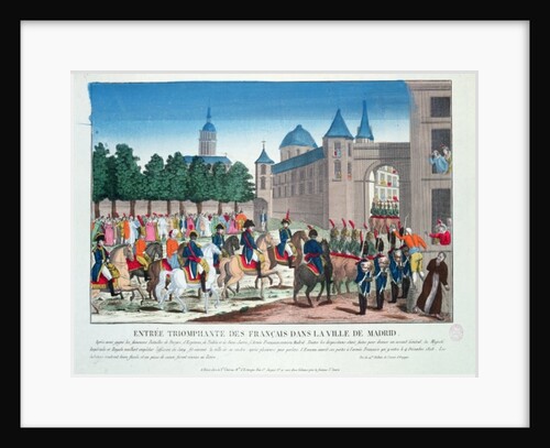 Triumphant Entry of the French into Madrid, 4th December 1808 by French School