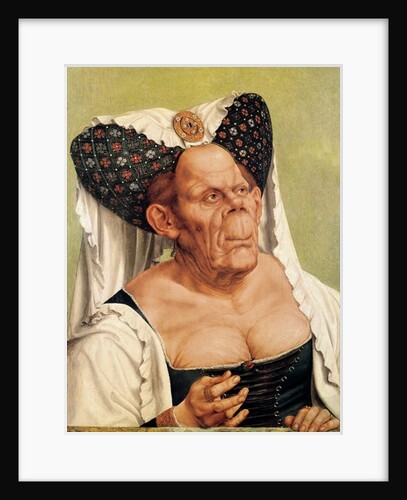 A Grotesque Old Woman, possibly Princess Margaret of Tyrol, c.1525-30 by Quentin Massys or Matsys