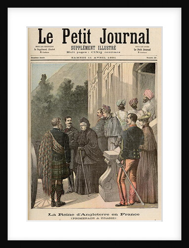 The Queen of England in France: A Walk in Grasse by Fortune Louis & Meyer Henri Meaulle