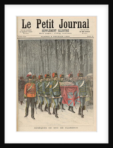 Funeral of Albert Victor Duke of Clarence by French School
