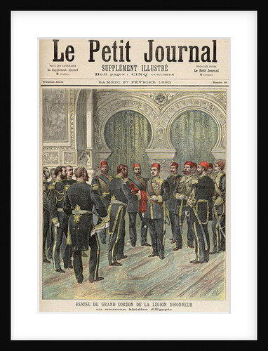 Return of the Grand Cordon of the Legion of Honour to the New Khedive of Egypt by Henri Meyer