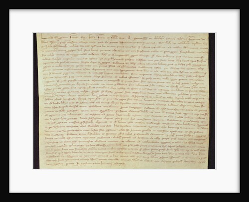 Letter from Louis IX to his brother Alphonse Comte de Poitiers, 11th August 1251 by IX Louis