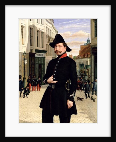 Portrait of a Police Officer in Douai in 1848 by French School
