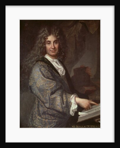 Nicolas Boileau by Jean Baptiste Santerre