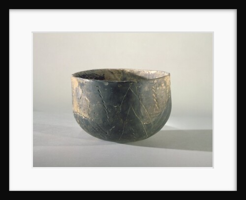 Vessel with a ribbon-style decoration, Danubian Neolithic by Prehistoric Prehistoric