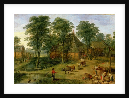 The Farmyard by Jan the Younger Brueghel