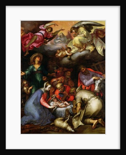 Adoration of the Shepherds, 1612 by Abraham Bloemaert