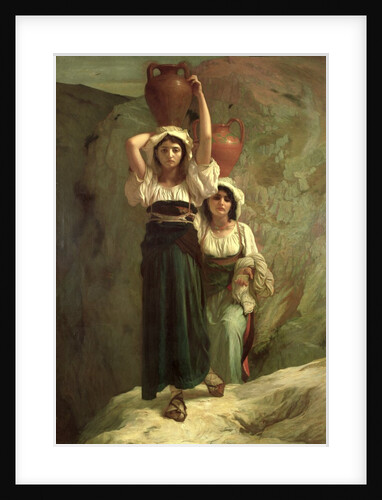 The Girls of Alvito, 1855 by Antoine Auguste Ernest Herbert or Hebert