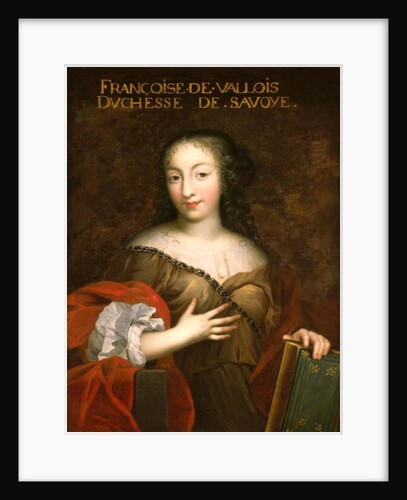 Francoise-Madeleine d'Orleans Duchess of Savoy by French School