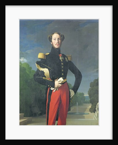 Ferdinand-Philippe Duke of Orleans in the Park at Saint-Cloud, 1843 by Jean Auguste Dominique Ingres