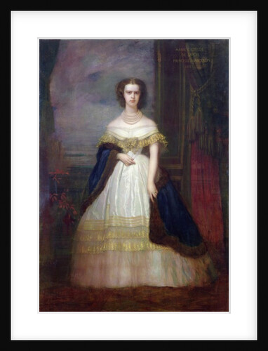 Marie-Clotilde Therese Louise Princess of Savoy, 1860 by Antoine Auguste Ernest Herbert or Hebert