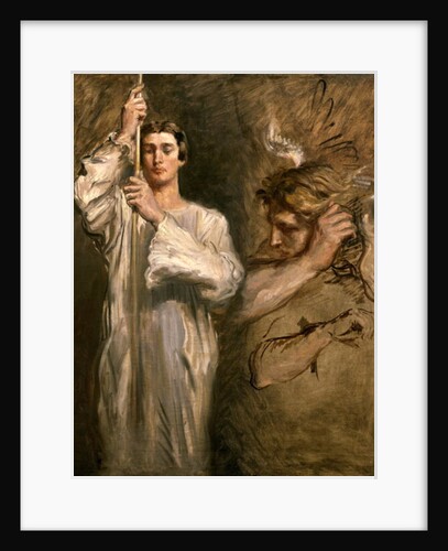 Young Man Holding a Cross by Theodore Chasseriau