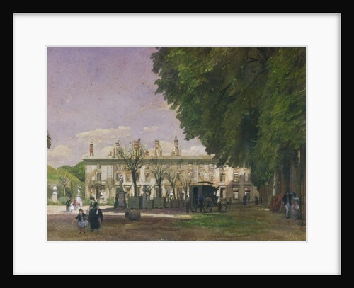 The Ruins of the Chateau de Saint-Cloud in 1871 by Francois Louis Francais