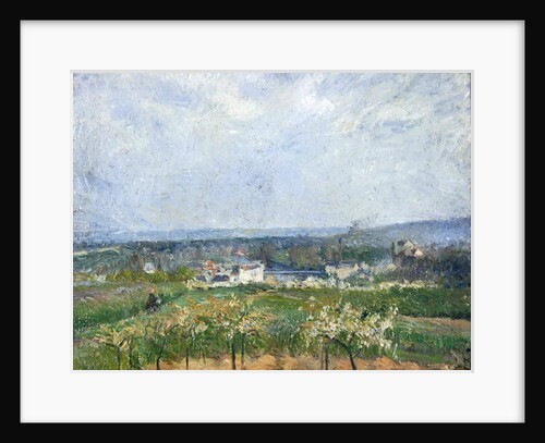 Landscape in Pontoise, 1877 by Camille Pissarro