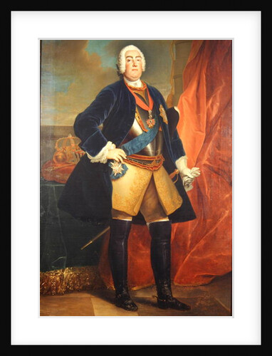 Frederick Augustus II Elector of Saxony by Louis de (after) Silvestre