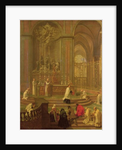 The Mass of Canon Antoine de La Porte or, The Altar of Notre Dame, 1708-10 by Jean-Baptiste Jouvenet