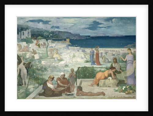 The Greek Colony, Marseille, 1869 by Pierre Puvis de Chavannes
