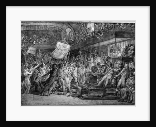 The People of Paris storm the Tuileries on 10 August, 1792 by Francois Pascal Simon Baron Gerard