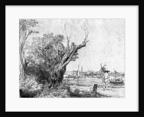 View of Omval, near Amsterdam, 1645 by Rembrandt Harmensz. van Rijn