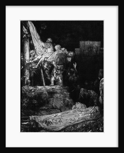 The Descent from the Cross with a Torch, 1654 by Rembrandt Harmensz. van Rijn