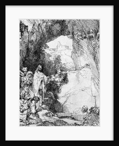 The Small Raising of Lazarus, 1644 by Rembrandt Harmensz. van Rijn