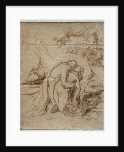 Phrosine and Melidore or, The Kiss, c.1848-52 by Honore Daumier