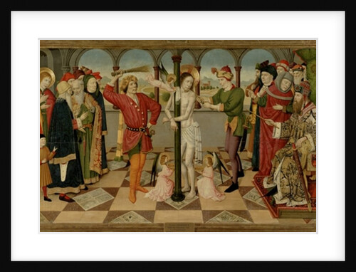 The Flagellation of Christ, c.1450-60 by Jaume Huguet