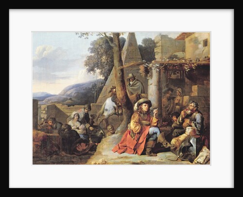Bohemians and Soldiers at Rest by Sebastien Bourdon