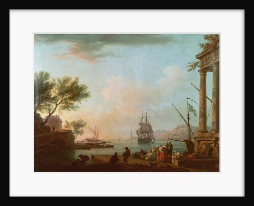 Sea Port, Sunrise, 1757 by Claude Joseph Vernet