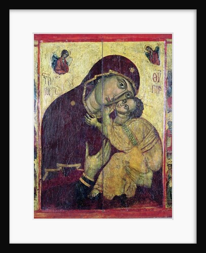 The Virgin Eleousa by Byzantine Byzantine