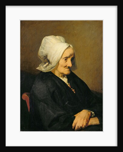 Portrait of the Widow Roumy by Jean-Francois Millet