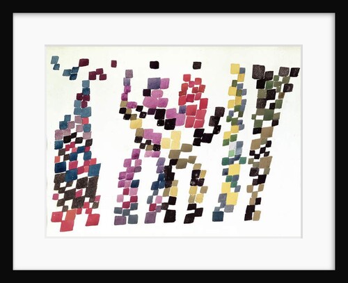 Squares Representing a Group of People, 1920 by Sophie Taeuber-Arp