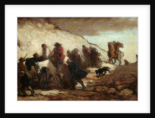 The Fugitives or The Emigrants, c.1849-50 by Honore Daumier