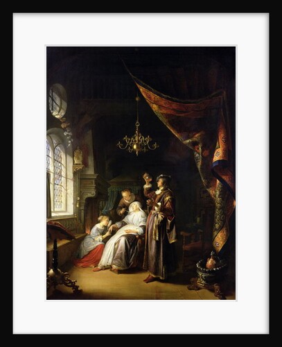 The Dropsical Woman, c.1663 by Gerrit or Gerard Dou