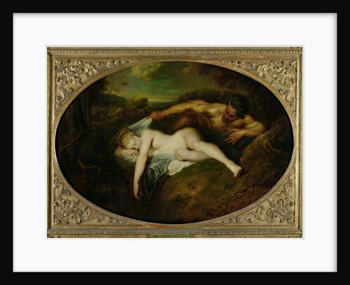 Nymph and Satyr, or Jupiter and Antiope, 1715 by Jean Antoine Watteau